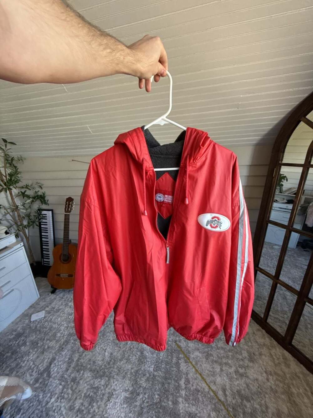 Rare Vitnage Ohio State RainCoat Jacket size L